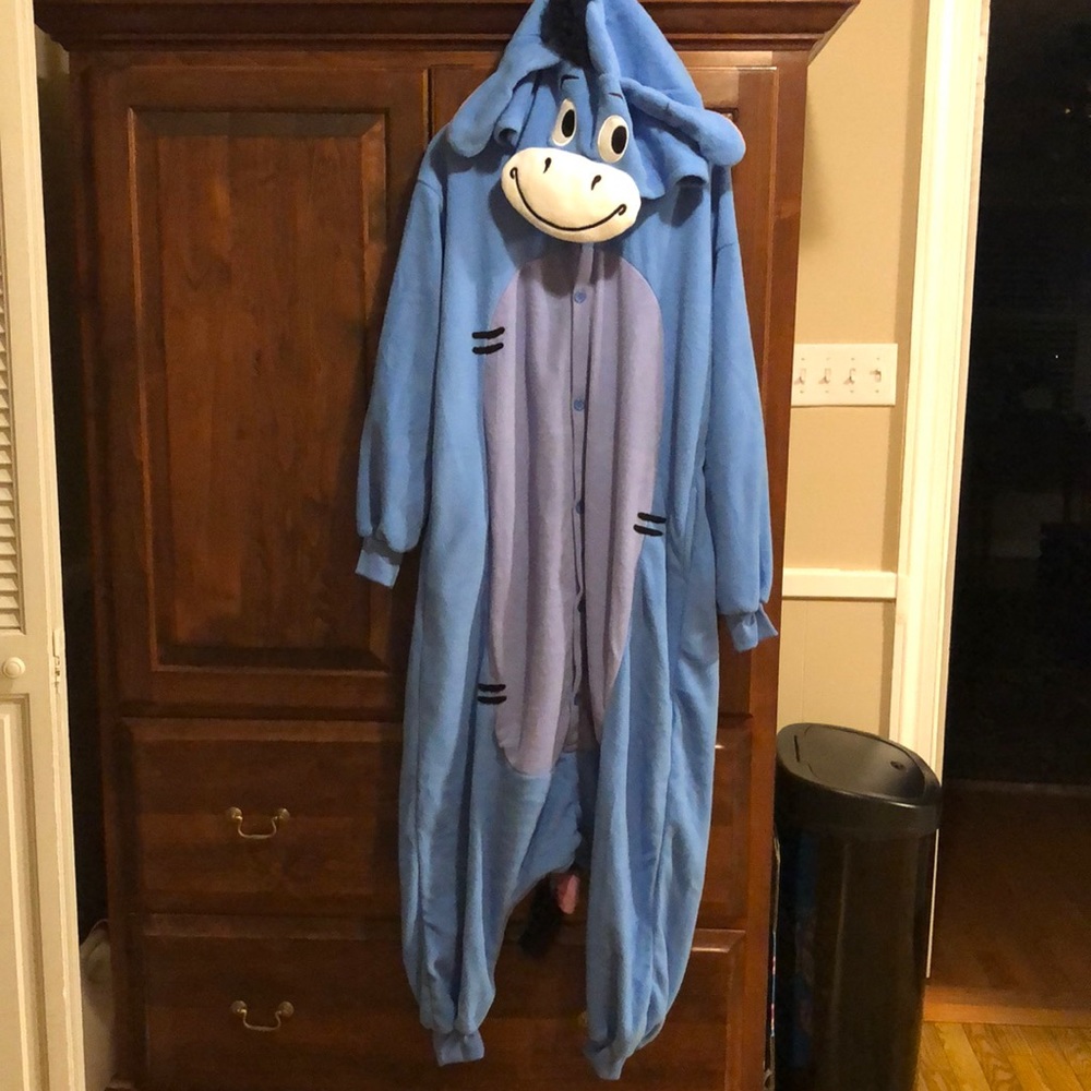 Adult Fleece Eeyore Costume